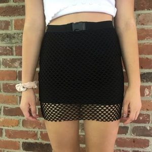 LF SEEK black jersey skirt